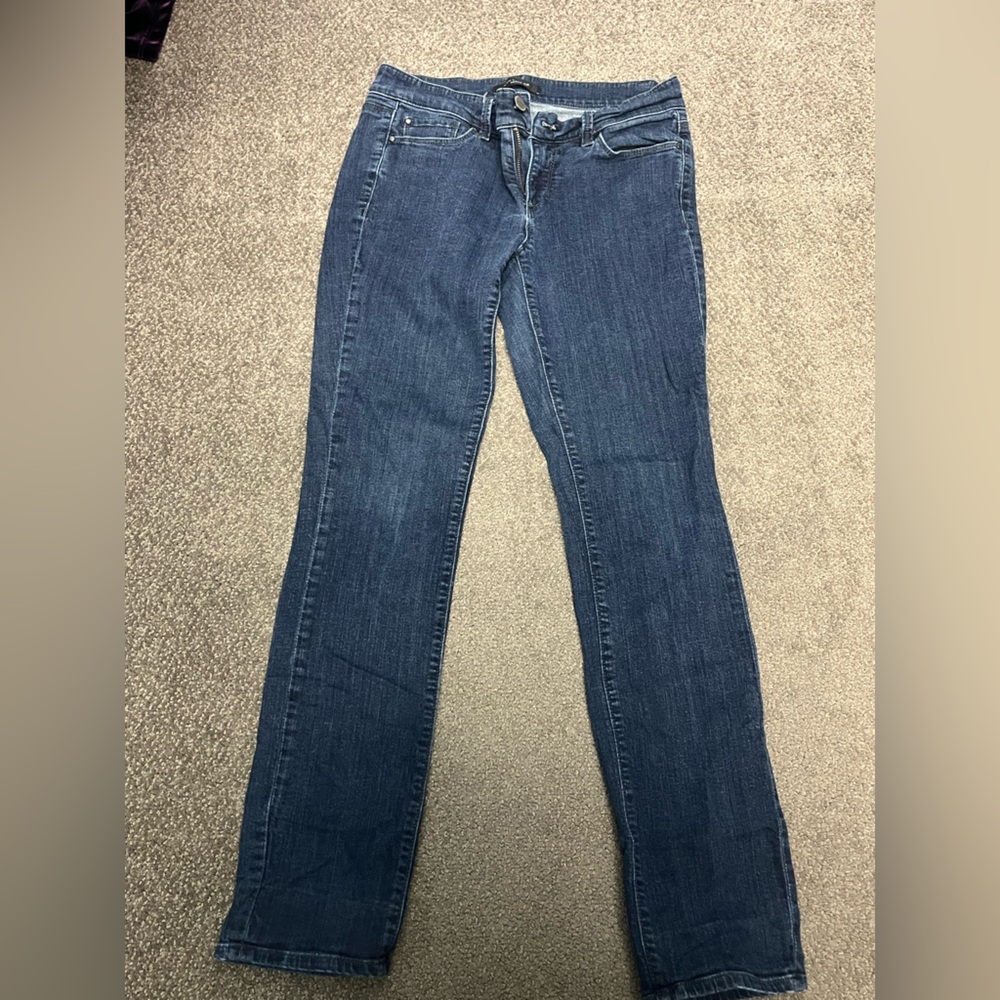 Ann Taylor Dark Blue Skinny Jeans